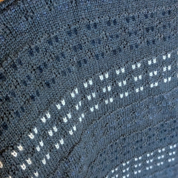 Green Striped Grandpa Sweater - Picture 4 of 4